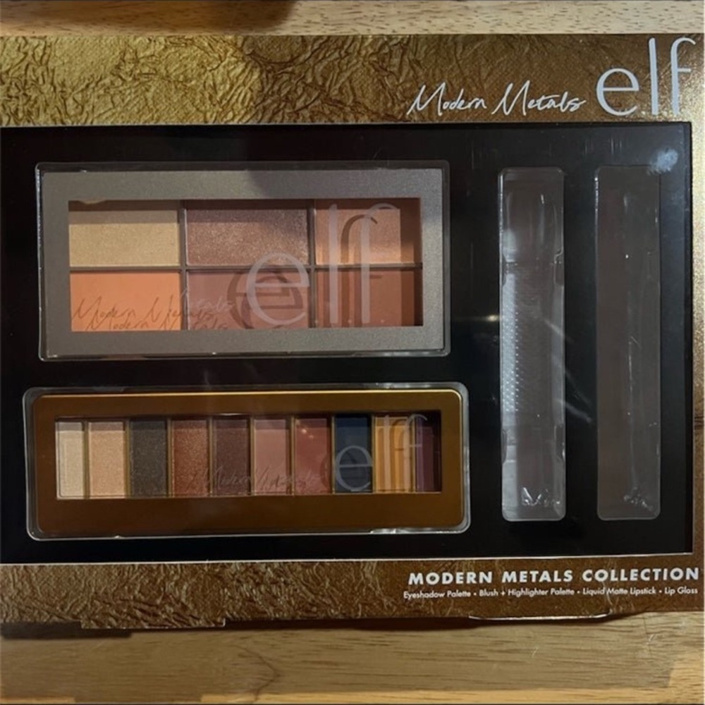 ELF Modern Metals Collection Non-Decorative Eyeshadow Palette MakeUp Holder